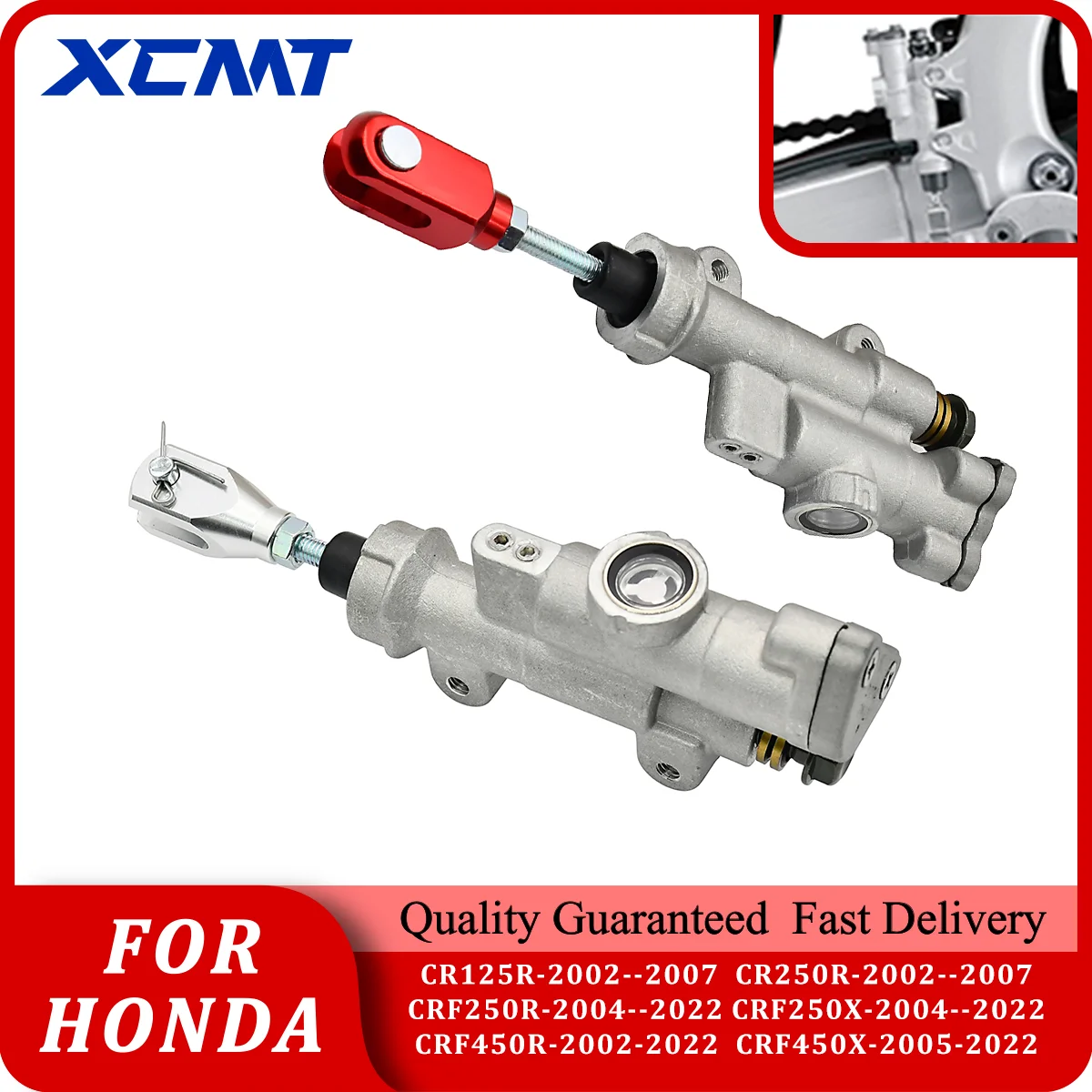 

New Motorcycle Rear Brake Master Cylinder For Honda CRF 250R 450R CR125R CR250R CRF250R CRF450R CRF250X CRF450X Kayo T4 T6 K6