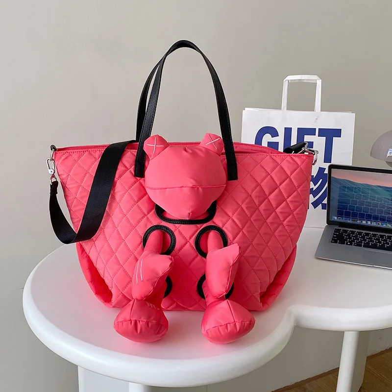 New Women's Crossbody Bag Fashionable and High-quality Three-dimensional Commuting Bag Solid Color Versatile Handbag for Girls