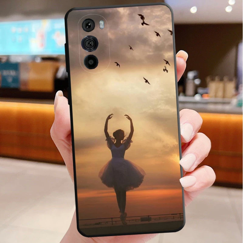 

Phone Case For Motorola Edge 50 40 Pro 60 50 40 30 Ultra Neo Fusion Moto G85 G72 G53 G54 G84 G13 G32 Ballerina dance ballet girl