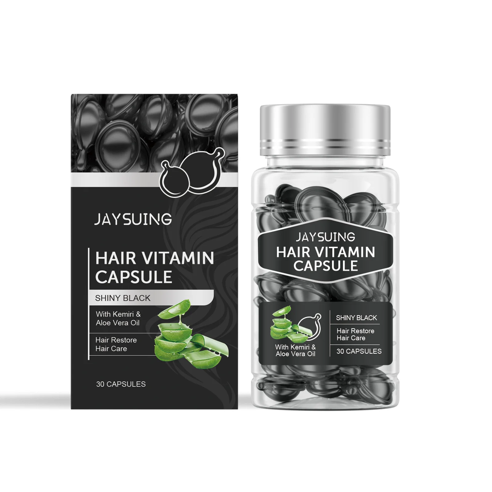 Hair Vitamin Capsule Keratin Complex Oil Smooth Silky Soft Repair Curl Frizz Damage Shiny Nourishing Hair Mask Hair Care Capsule