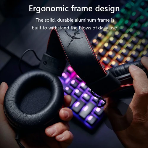 Imagen 2 del producto HyperX Cloud II auriculares para juegos Hi-Fi 7,1 sonido envolvente/micrófono desmontable/tarjeta de sonido USB para PC PS Cloud 2 auriculares para juegos por cable