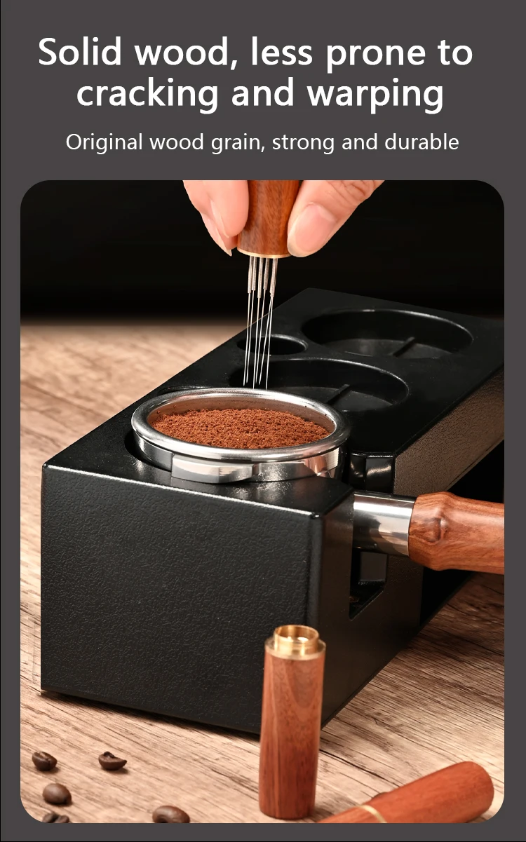 6/8 Nadel Edelstahl Kaffee Pulver Tamper Espresso Rührer Verteiler Leveler WDT Werkzeuge Cafe Rühren Barista Zubehör – Detail 6