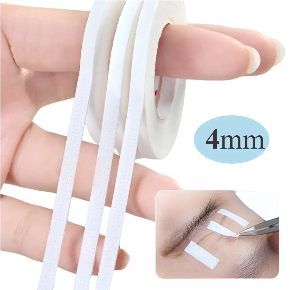 Wholesale 4mm Width Eyelash Extension Tape Makeup Breathable Anti-allergy Easy to Tear Micropore Tape Professional Lashes Tape