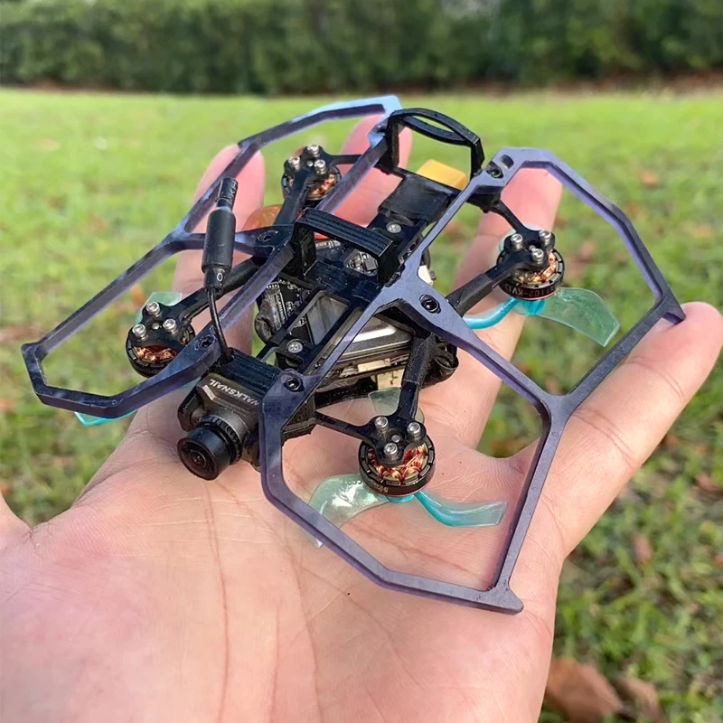 AstroRC Razor75 75mm Chips75 FPV Tinywhoop Drone Frame KIT PC/Carbon Fiber Ported From Mobula7 For FPV Freestyle 1S Tinywhoop