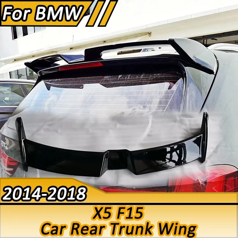 Tapa de Maletero Trasero para BMW X5 F15 2014-2018, Alerón Superior Fijo para Techo, Decoración Exterior, Accesorio de Tuning