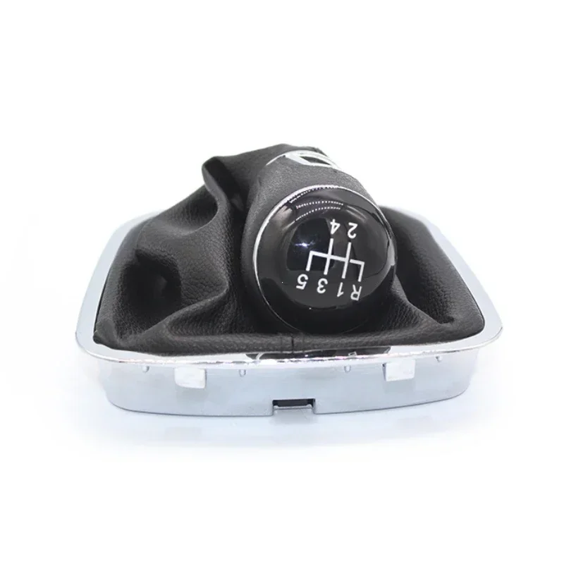

for VW Volkswagen Polo 6C 2015 2016 2017 2018 Gear Lever Stick Shift Knob with Leather Boot Car Styling 5 Speed / 6 Speed New