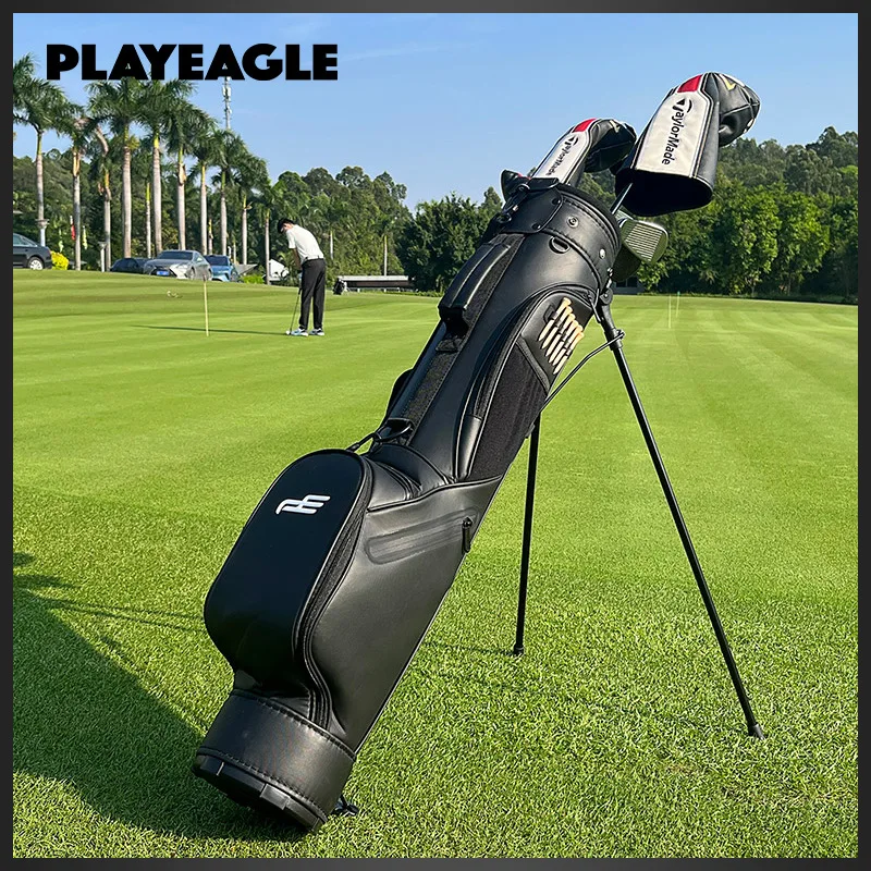 

PLAYEAGLE Golf Stand Bag Holds 7 Clubs Lightweight Nylon with Stand