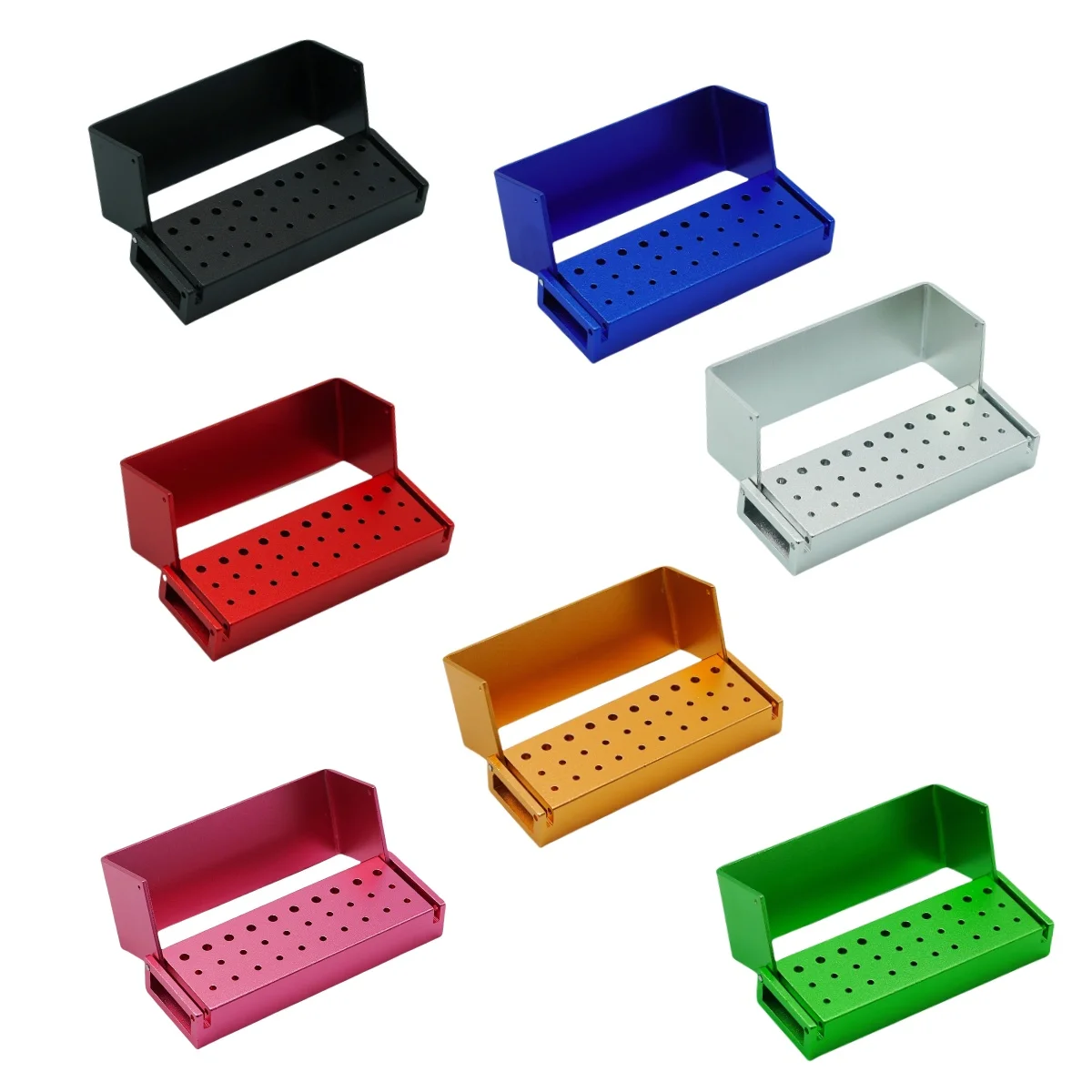 

1 шт., стоматологические 30 отверстий, держатель для стерилизационных боров, дезинфекционный блок, автоклавируемая коробка для высокоскоростных/низких боров FG CA, сверла