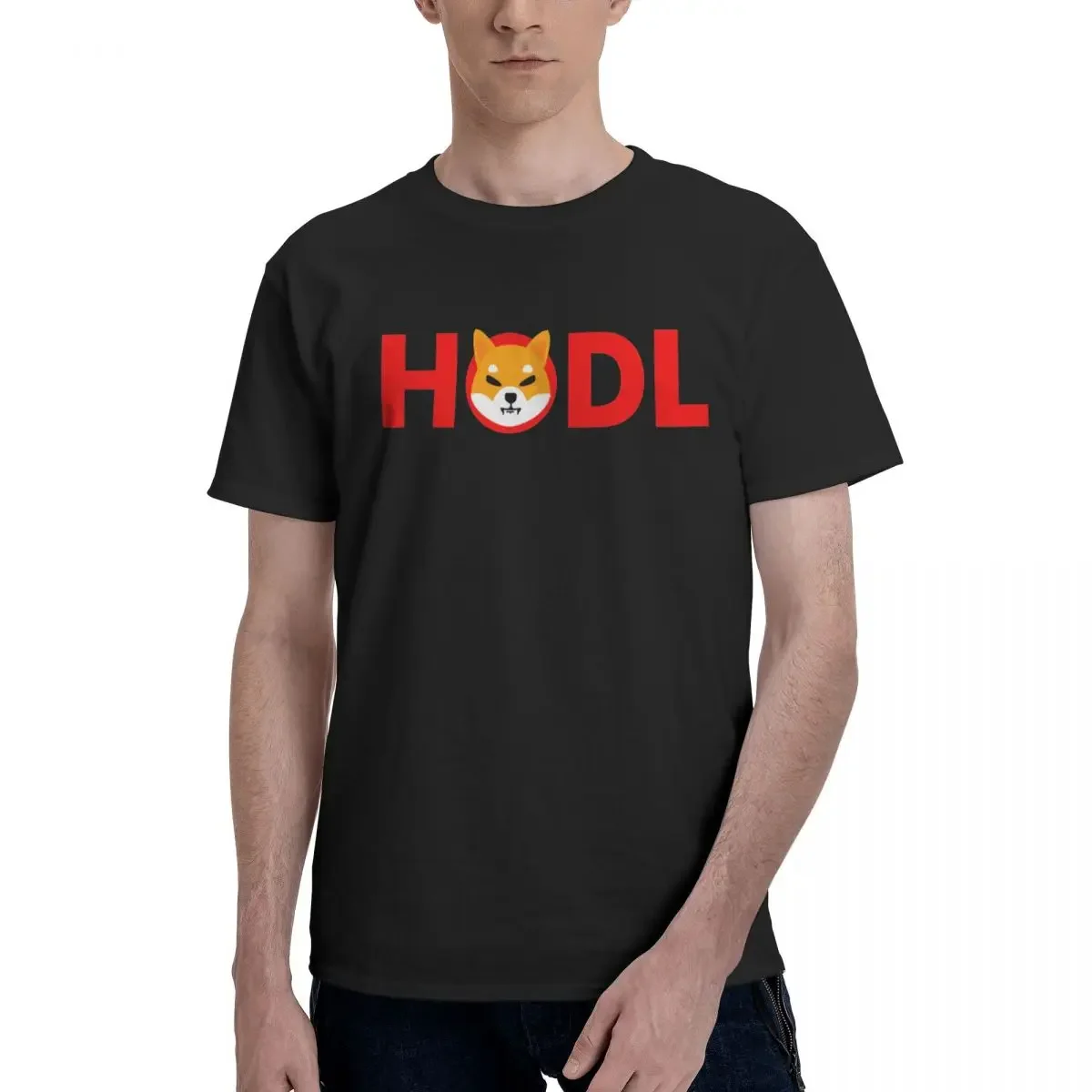 Shiba Inu Hodl Oversized Graphic T Shirt Quality Summer Men Women Man Tee T-Shirts Y2K Clothes Short Sleeve Tops