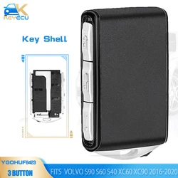 Keyecu 3 tasten smart remote key shell fall fob für volvo s90 xc40 xc60 xc90 v60 v90, fccid: ygohuf8423