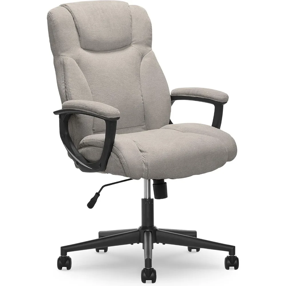 

Computer Chair with Layered Body Pillows, Contoured Lumbar, Adjustable Seat Height,Computer Chair