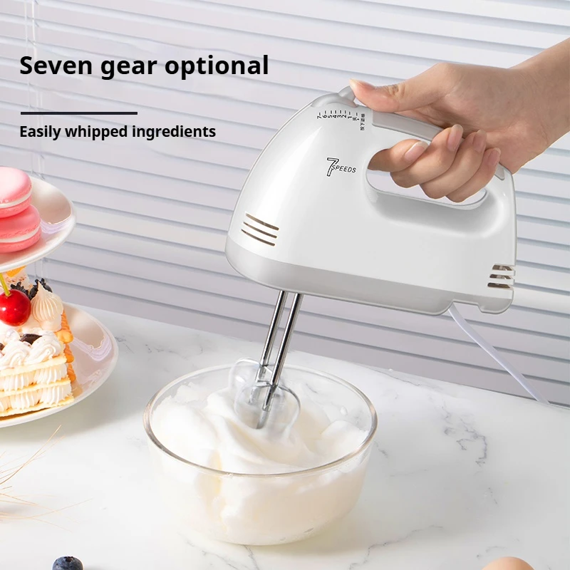 Electric egg beater household mini whipping cream baking mixer cake whisk handheld egg beater