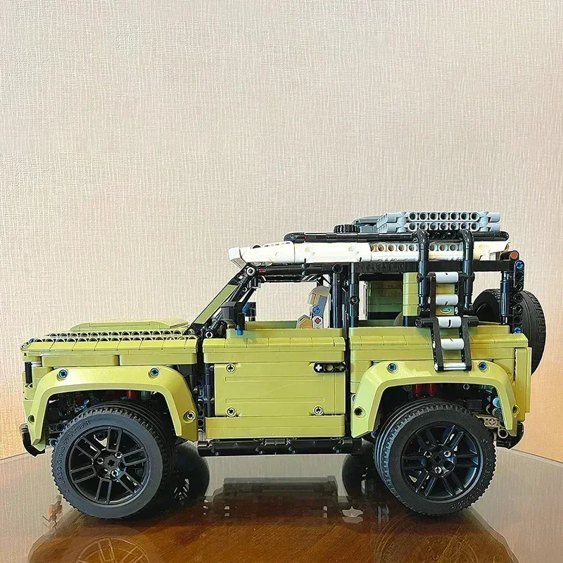 2573pcs Famous Car Blocks Land Supercar Rover Off-Road Defender Vehicle Model 42110 Building Blocks Bricks Toys Kids Adults Gift