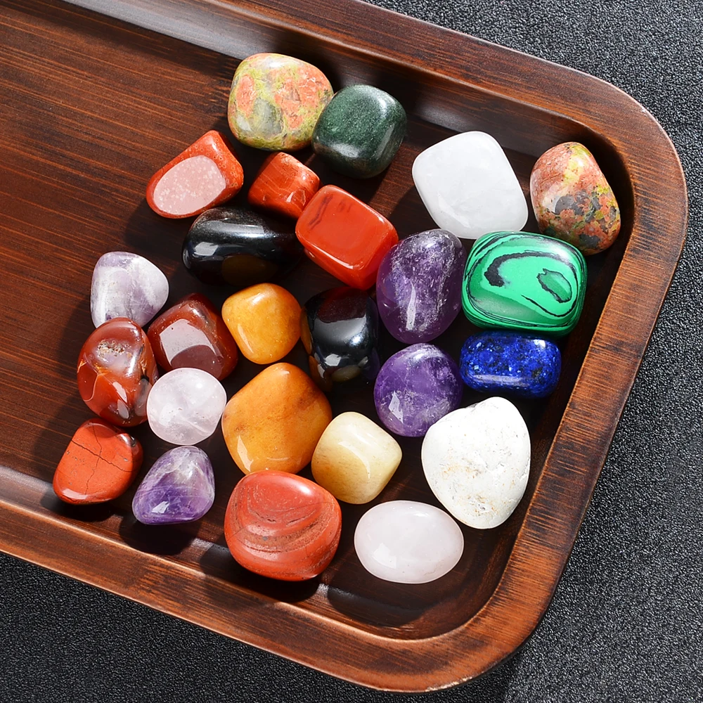 10 Stück Sortierte Natürliche Polierte Edelsteine, Echte Rohe Kristalle für Heimdekoration, Spirituelle Heilung und Geschenke – Detail 2