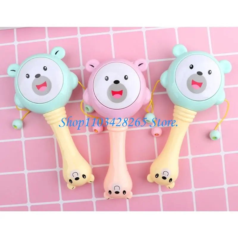 Percussion Rattle Toy Cartoon Theme Shakers for Toddler Auditório Desenvolvimento 4x G2TE