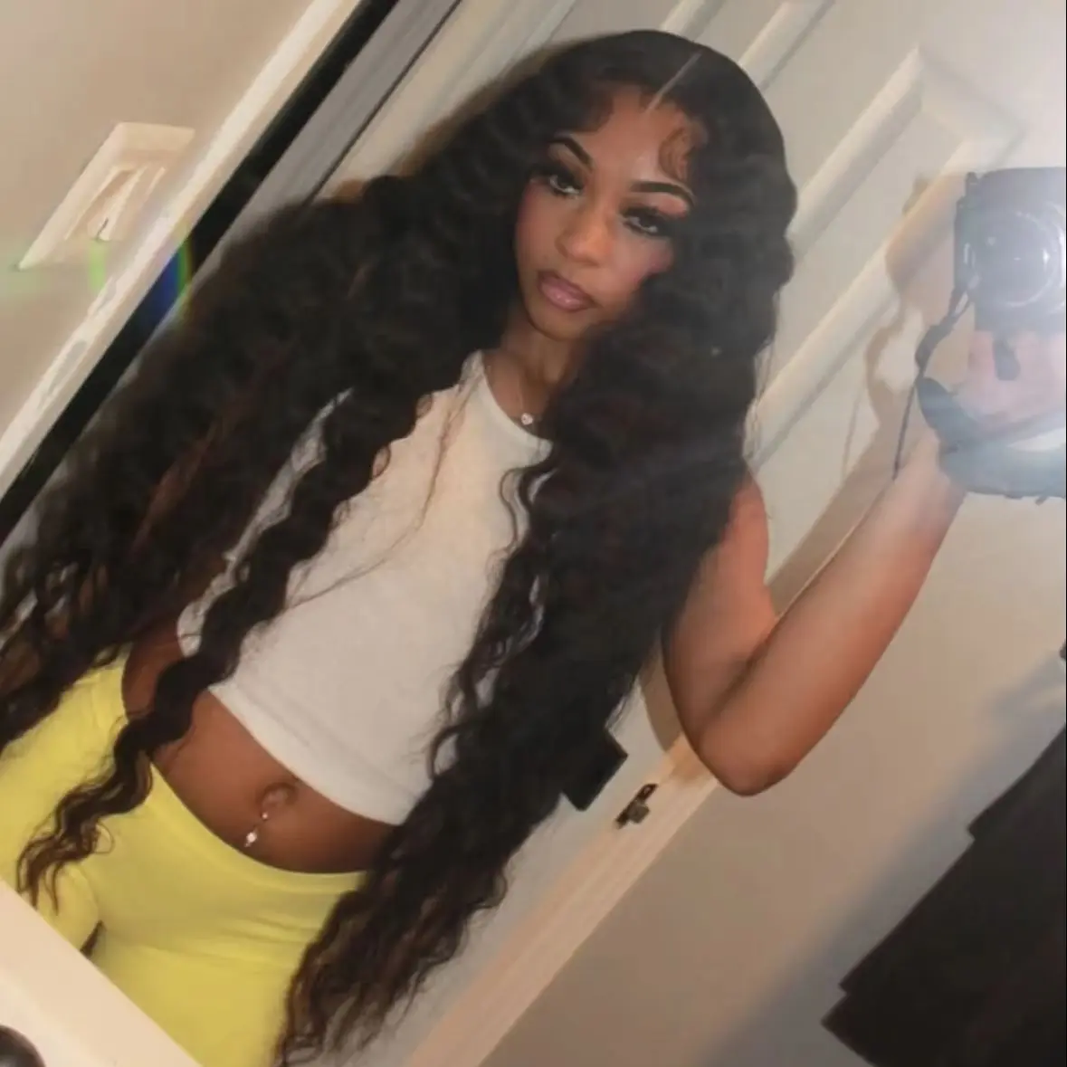 

Парик из натуральных волос с креплением на 360° HD, 250% плотность, кудрявый, бразильский, 40-46 дюймов, с глубокой водной волной, для женщин