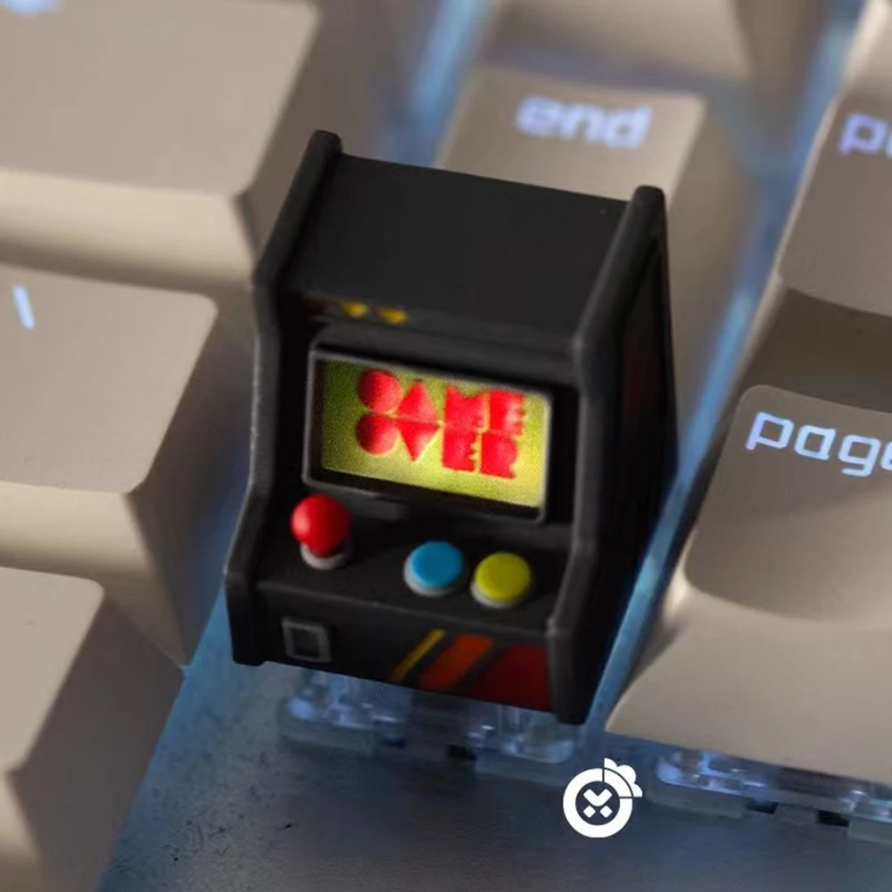 Personalized Resin Mechanical Keyboard Single ESC Keycap Retro Gaming Machine Transparent Creative Funny Keycap Accessories