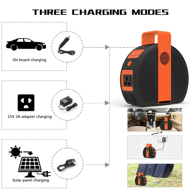 factory direct sell portable solar generator 42000mAh solar energy systems outdoor camping hiking 18W output power bank