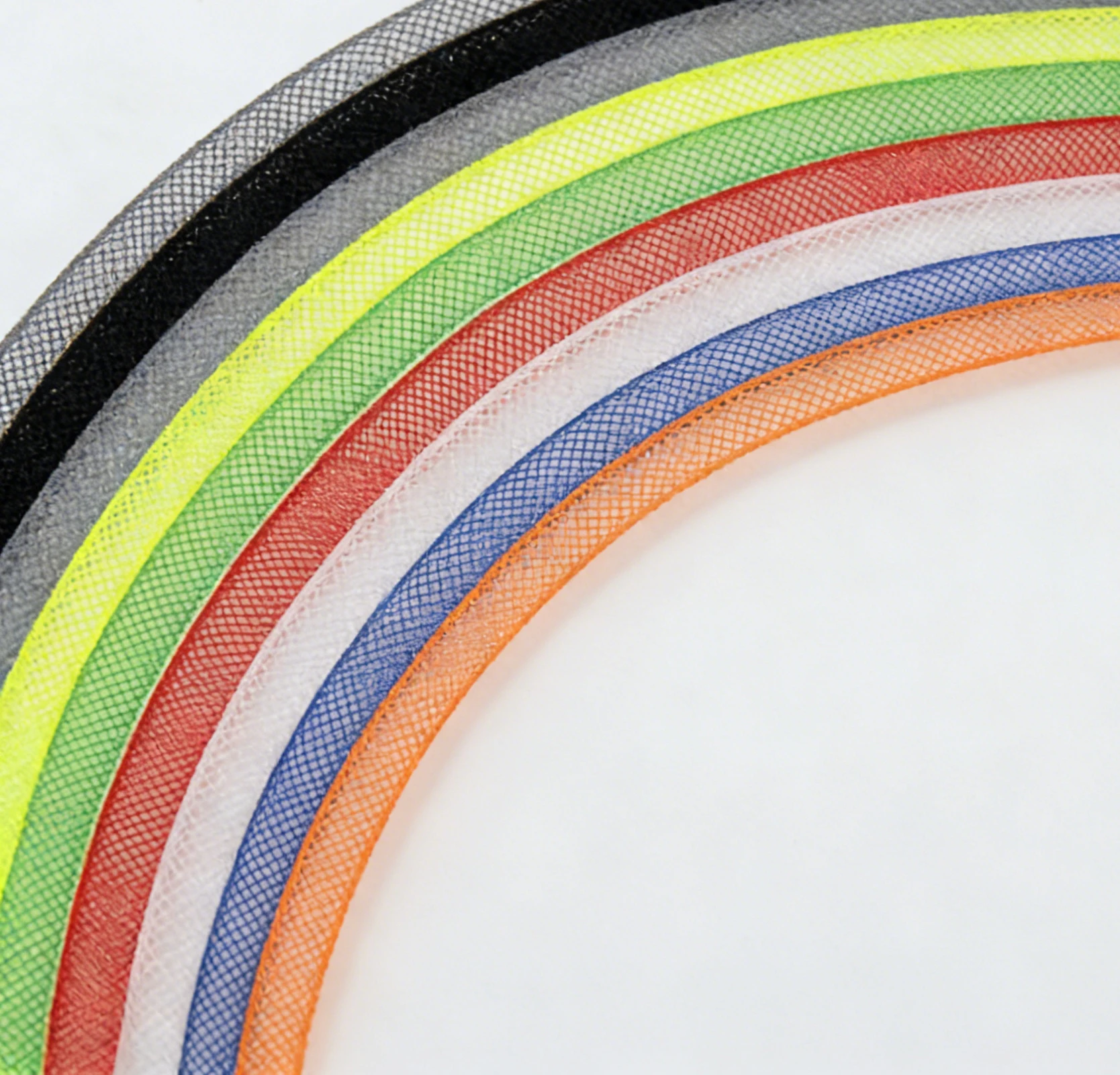 4MM/6MM/8MM Color Net Pipe Rope Multicolor Wholesale 5M Bulk Bracelet Necklace Making DIY Refillable Jewelry Accessories