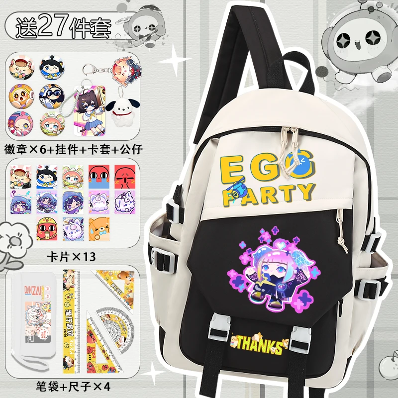 

2025 New Egg Party Backpack for Teens, Cute Fashion Print, Large Capacity Lightweight Backpack, School Backpack Free Shipping