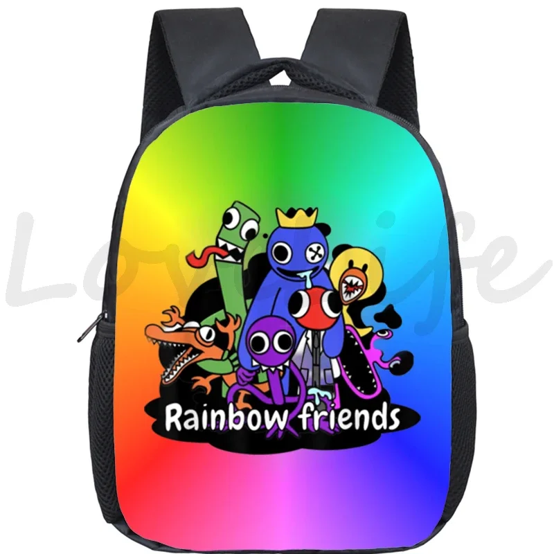 Kids Toddler Cartoon School Bag Rainbow Backpack Friends Kindergarten bag Children Boys Mini Mochila Book Storage Back Pack gift