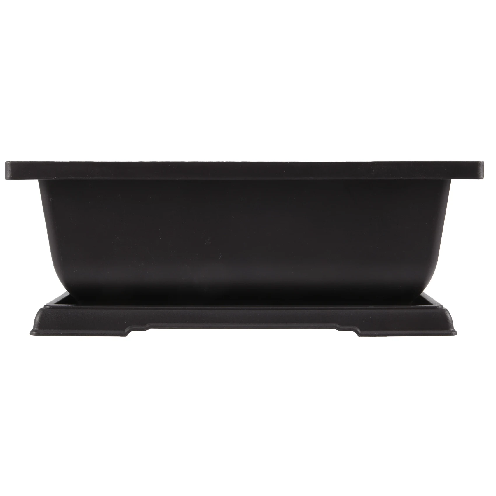 Maceta de flores grande rectangular, maceta para vivero de bonsái, contenedor para balcón, 29x21x10,5 cm