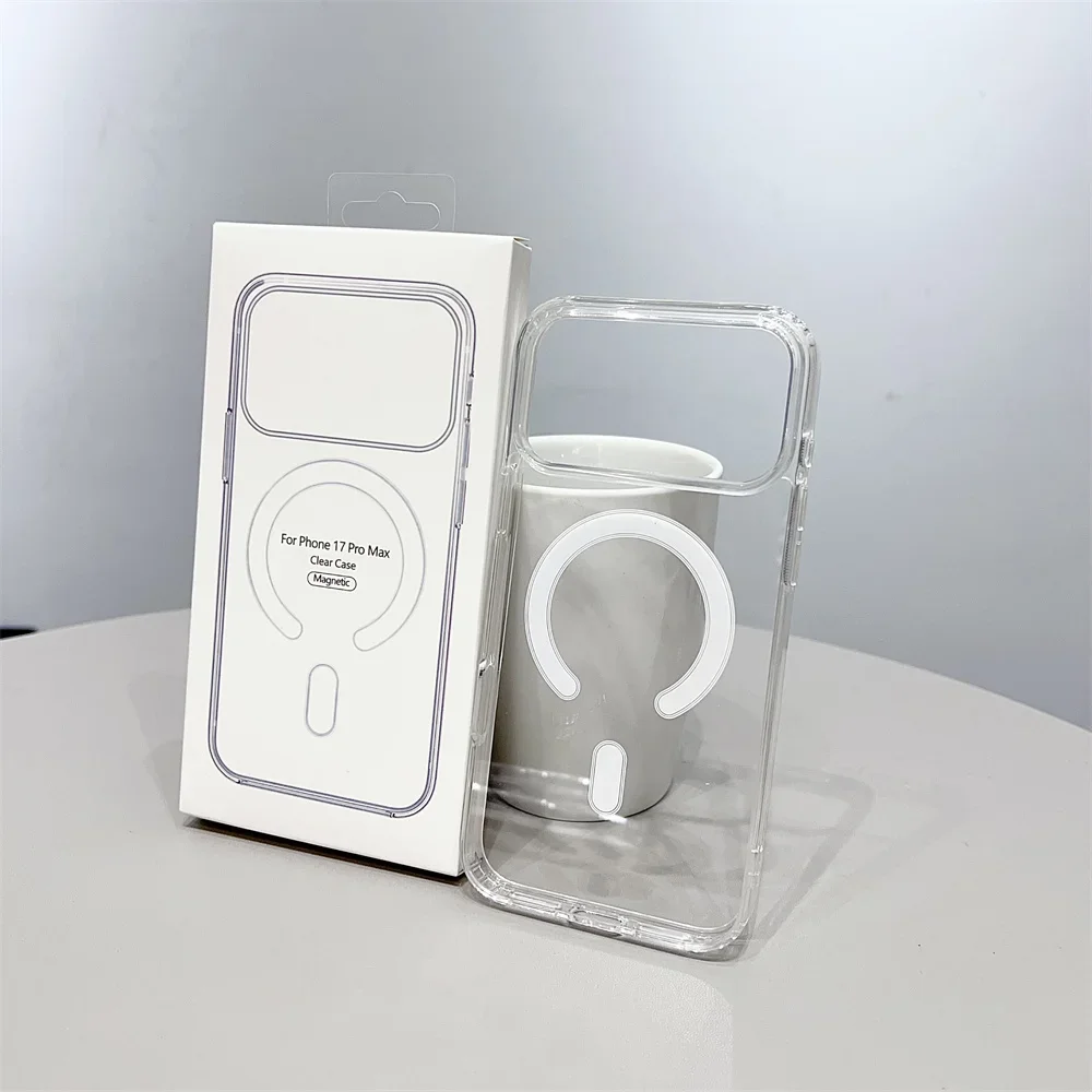 Original Transparente Magnetische Handyhülle für Magsafe für iPhone 18 Pro Max 17Pro 16 15 14 13 12 11 Klare Kabellose Ladehülle – Detail 11