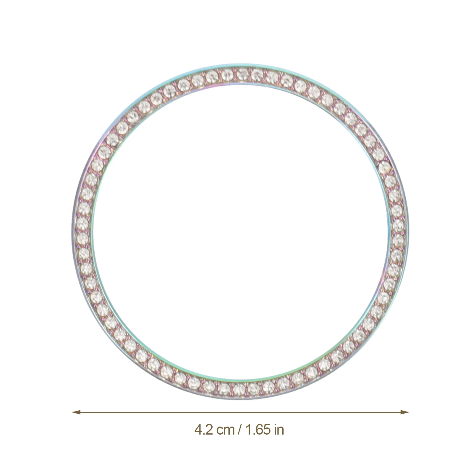 Rhinestone Bezel 42Mm Bling Surface Ring Replacement For Smartwatch Watch Frame Bezel Ring 42Mm Watch Accessories