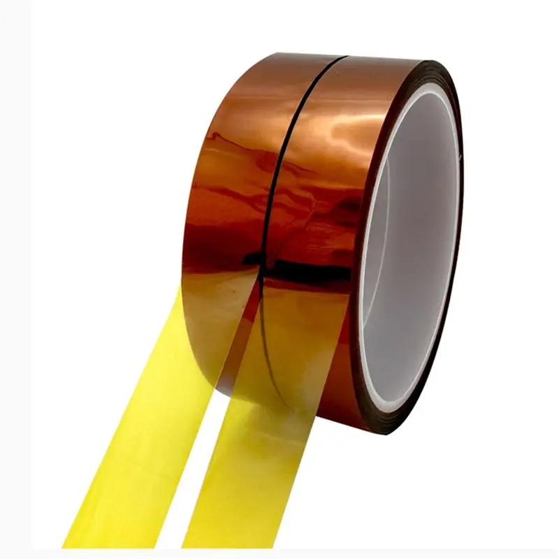 PHFU-Strong Adhesion Heat-Resistant Transfer Tape, 2 Rolls 20Mm X 30M High Temp Polyimide Heatproof Kapton Tape Temperature