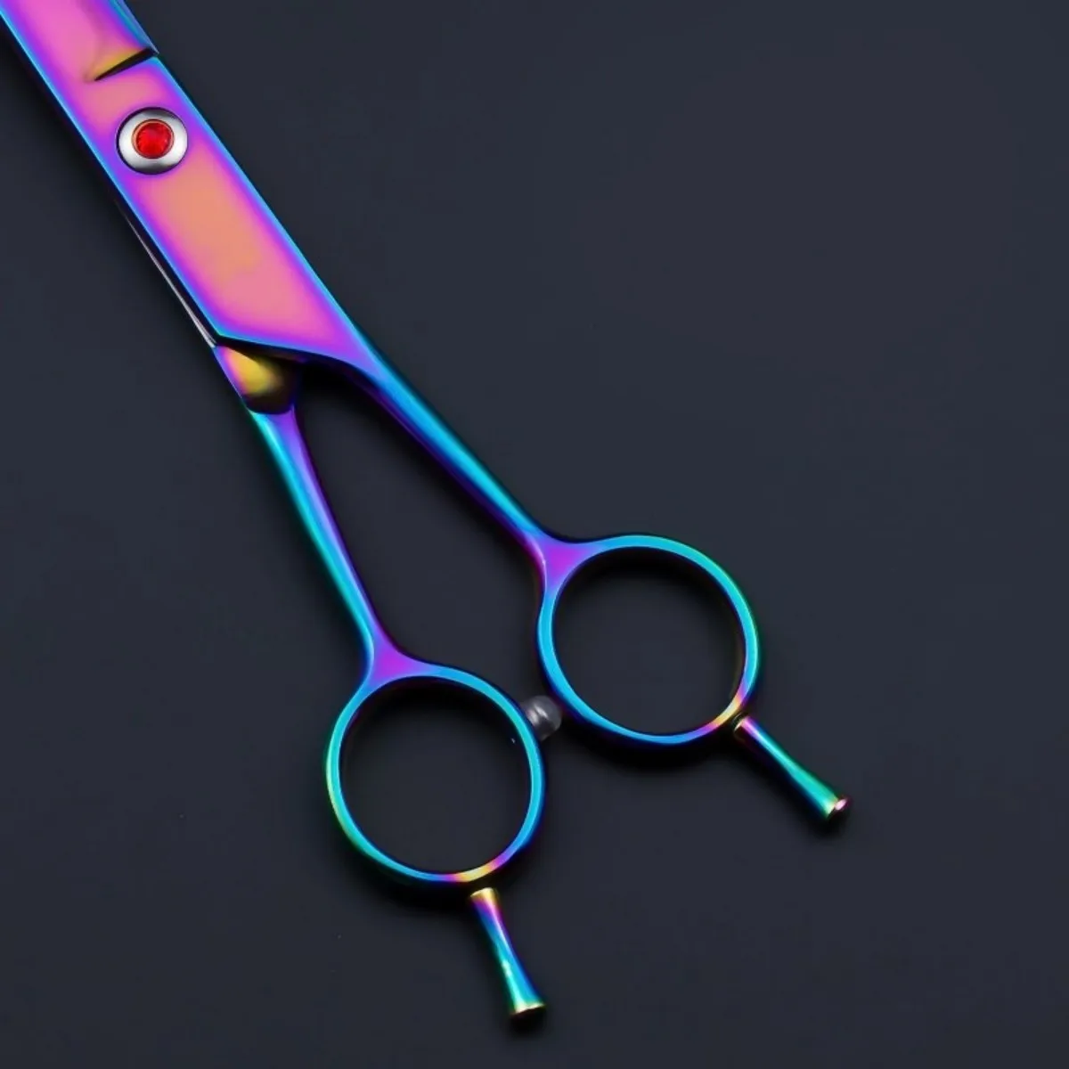 8inch Pet Grooming Scissors Double Tailed Left And Right Hands Professional  Curved Scissors Dog Cat  Trimming Cutting Shears