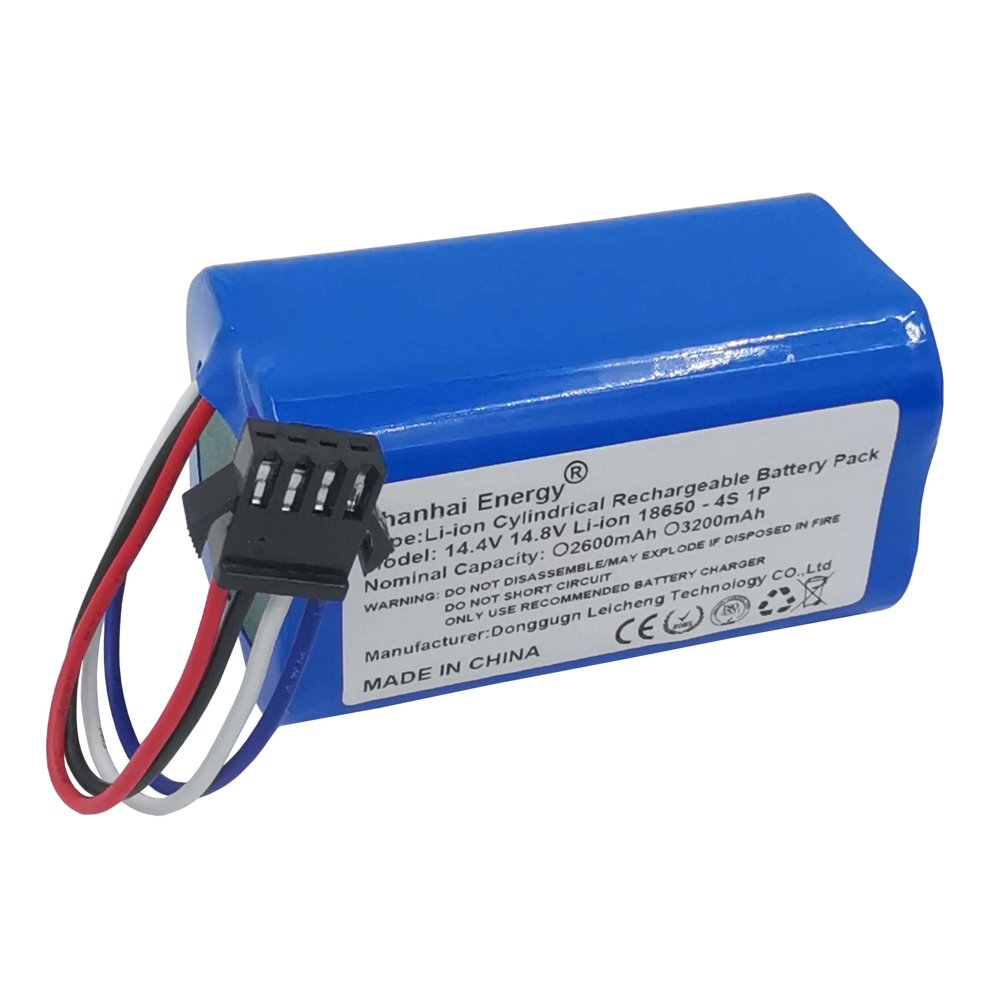 حزمة بطارية ليثيوم أيون أسطوانية قابلة لإعادة الشحن ، أسطوانية V ، من من من من من من نوع Toshiba ، مناسبة لروبوت الكنس TB33 ، TB35 ، C340BL 06