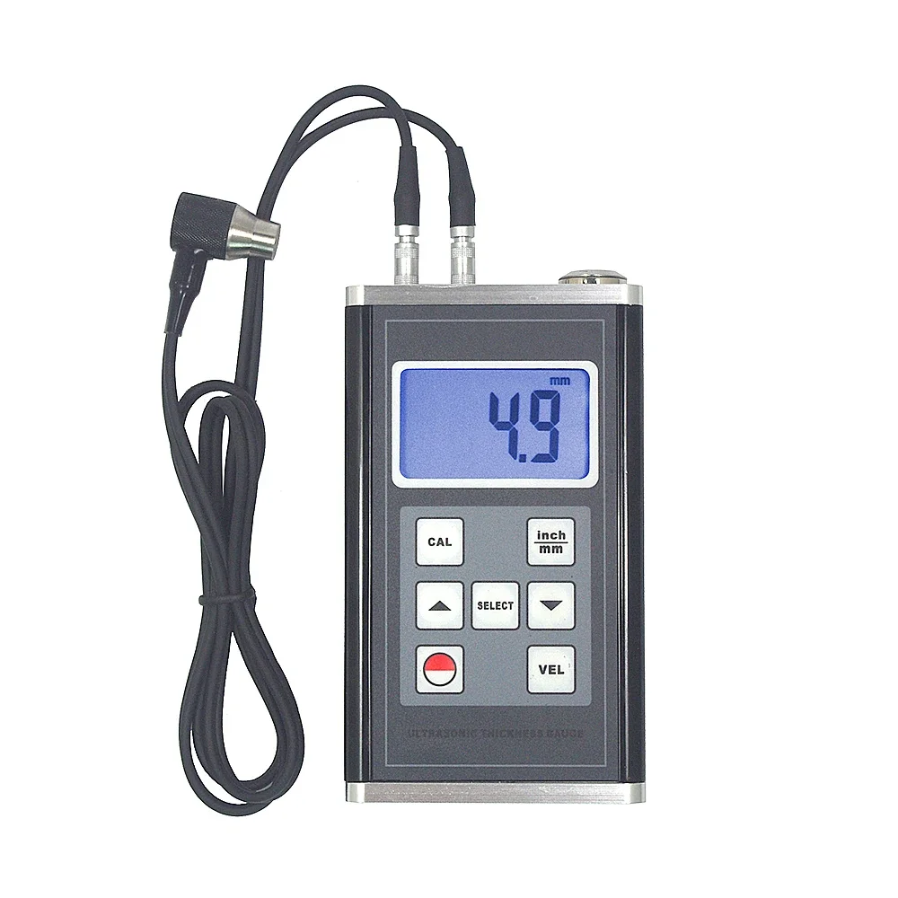 Ultrasonic Thickness Meter TM-8818  High precision 0.75~400mm metal pipeline steel plate digital thickness measuring instrument