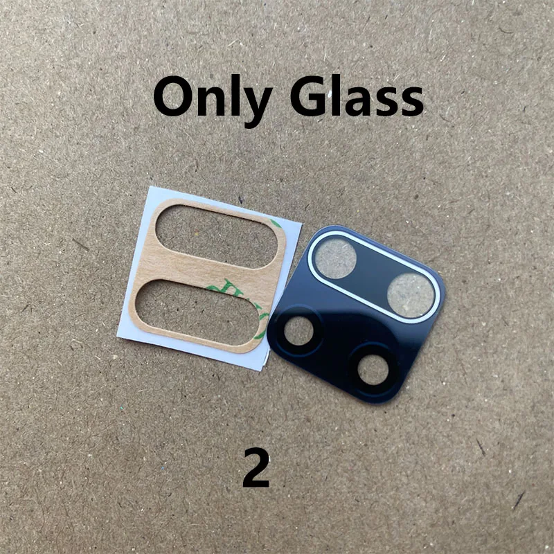 For Xiaomi Redmi Note 9 4G Back Camera Lens Rear Glass With Frame Cover Replacement