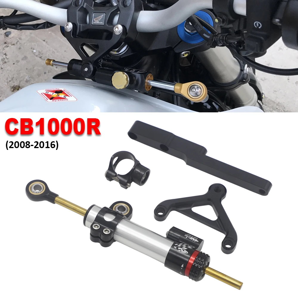 

Motorcycle Steering Damper CNC Stabilizer Shock Absorber Direction Mount Bracket For HONDA CB1000R CB 1000 R CB 1000R 2008-2016