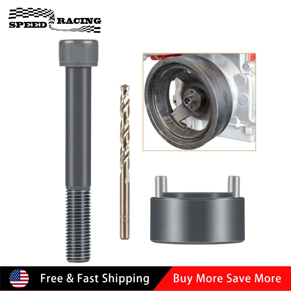 

Crankshaft Damper Drill Pinning Fixture Tool LS Crank Pin Kit For LS1 LS2 LS3 LT1 LQ4 LQ9 LSX LSA 5.3L 6.0L Black