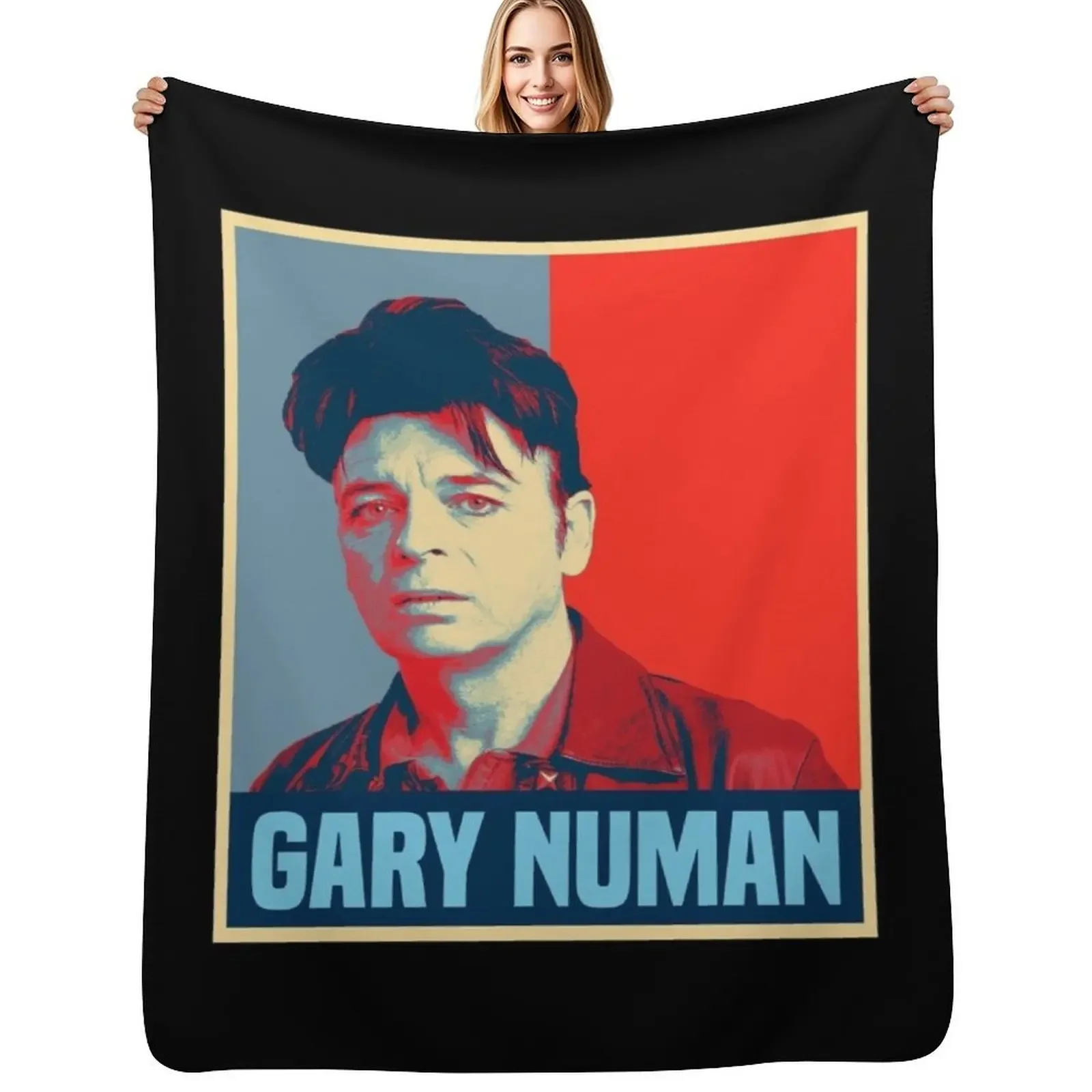 

gary numan Throw Blanket valentine gift ideas Bed linens halloween Luxury Throw Blanket