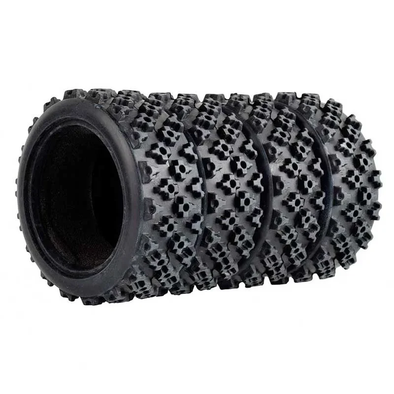 4 Pz 70 Millimetri 1/10 RC Fuoristrada Buggy Auto Pneumatici In Gomma Pneumatici Ruota Anteriore Per Tamiya TT01 TT02 XV01 LC RACING PTG-2 HSP HPI