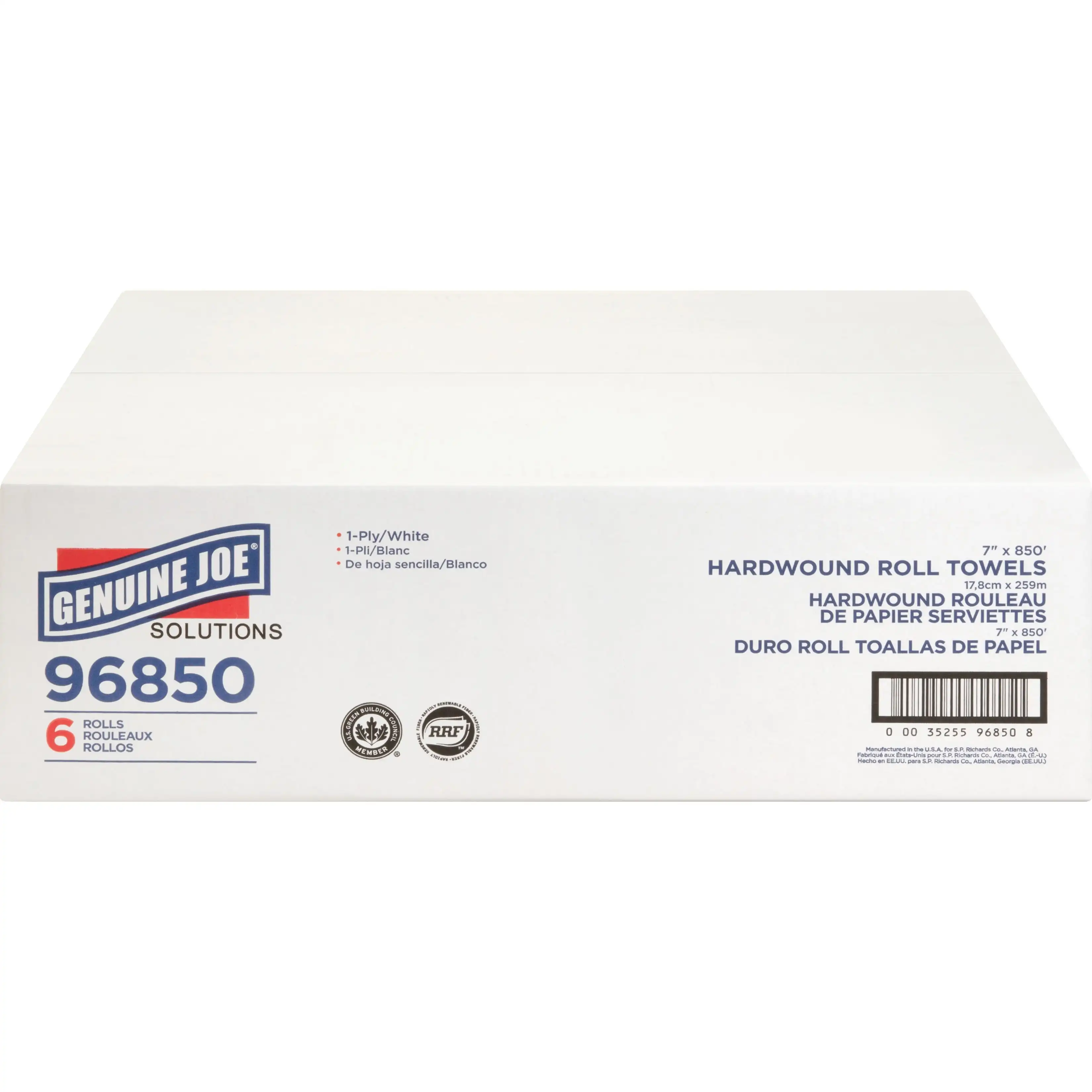 850' rollen Hartpapierhandtücher (96850)