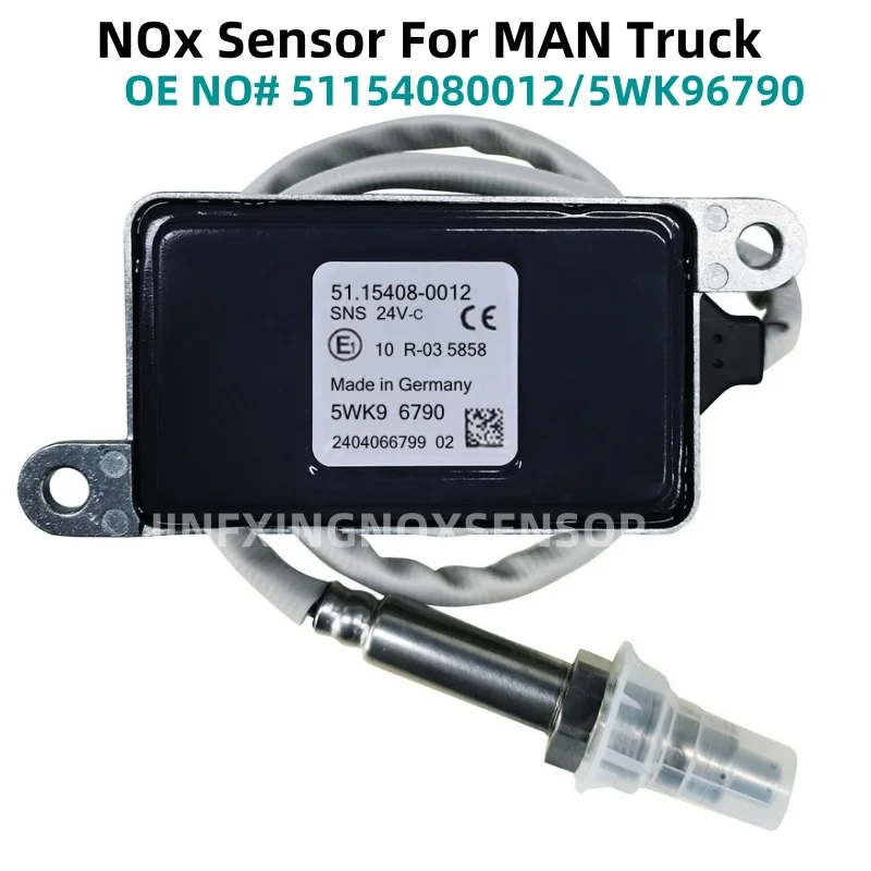 51154080012 51.15408-0012 5WK96790 Original NEW Nitrogen Oxygen Nox Sensor For Man Euro6 Truck 24V