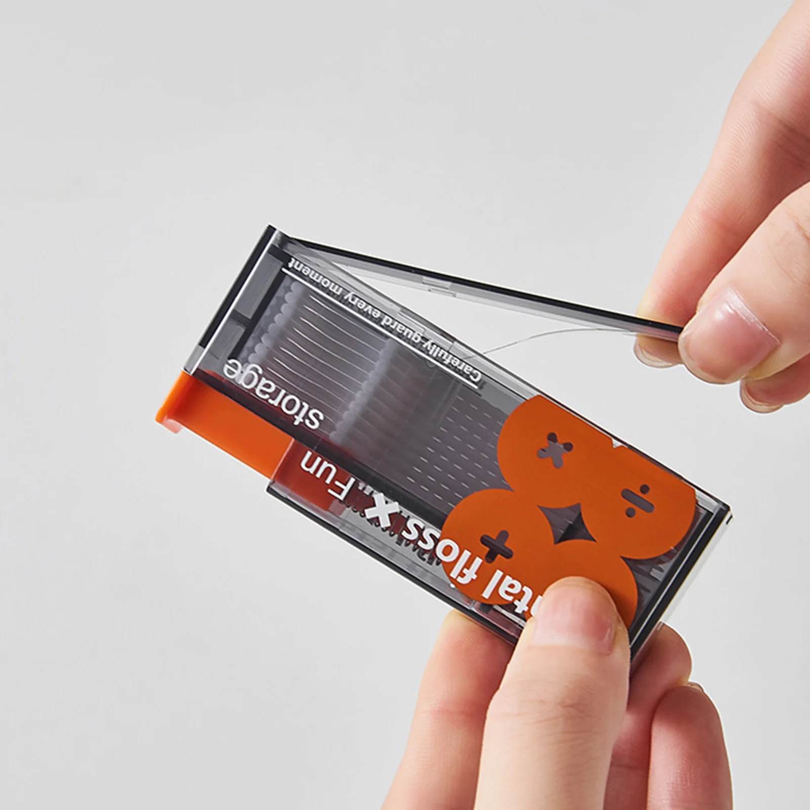 Dental Floss Picks Storage Box Reusable Refillable Disposable Dental Floss Storage Case for Home  Daily Use