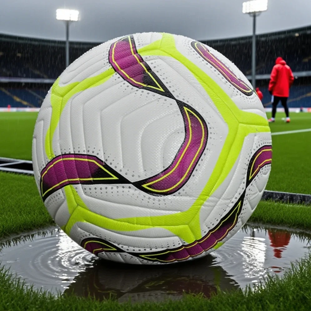 Pallone da calcio di dimensioni standard 4 Pallone da calcio in PU morbido di alta qualità Senza cuciture Elastico per allenamento di calcio Sport League Match Stuff da calcio