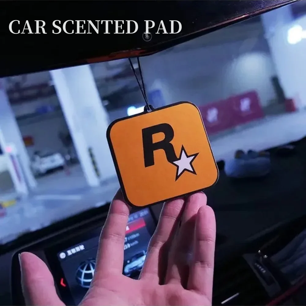 1/5Pcs Trend Car Perfume R Star Long-lasting Aromatherapy Fragrance Piece Multi-functional Scented Pad