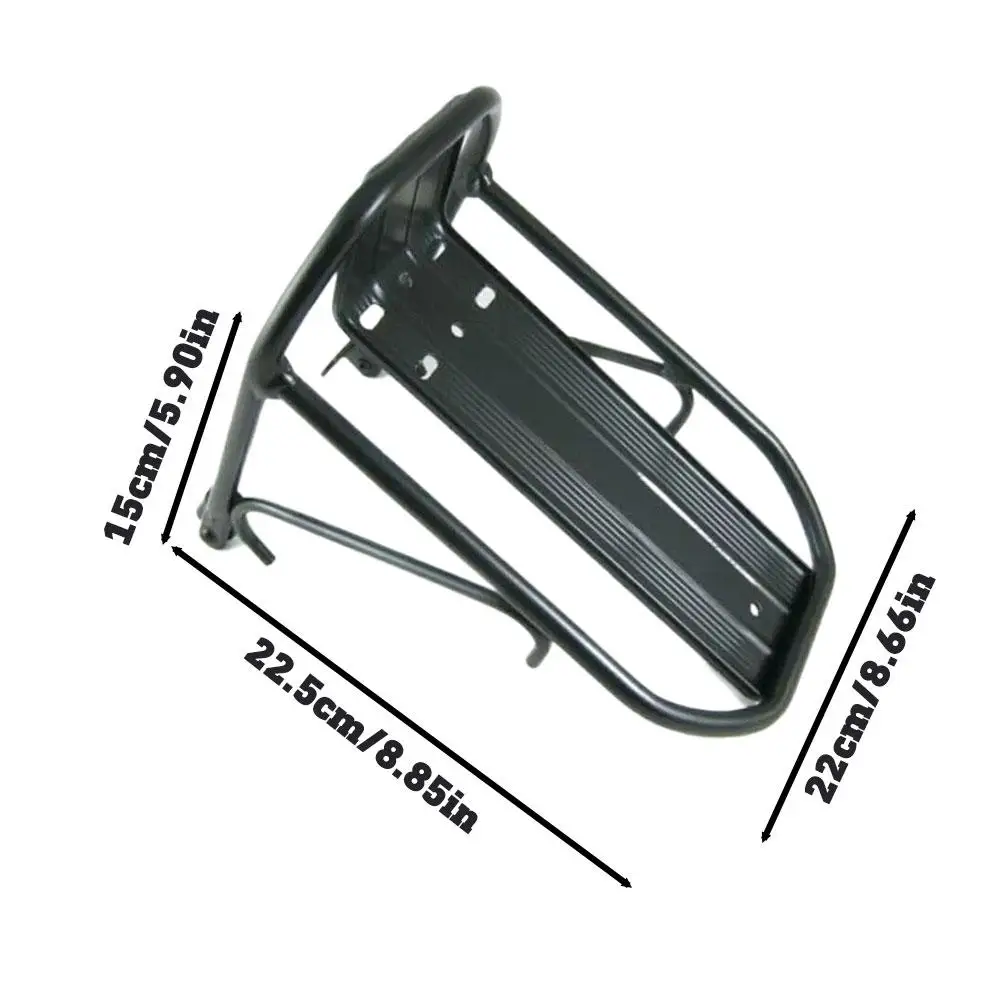 رف البضائع الأمامي للدراجة للدراجة الجبلية، حامل سلة الدراجة الأمامية من سبائك الألومنيوم لمعدات الدراجات الهوائية