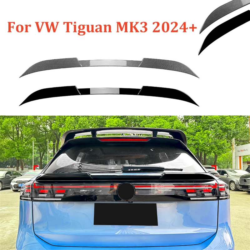 Rear Wing roof Trunk top Spoiler For VW Tiguan MK3 2024 + MK 3 Tail Tailgate Splitter Lip Spoilers HIGH KICK DUCKBILL Trunk Lip