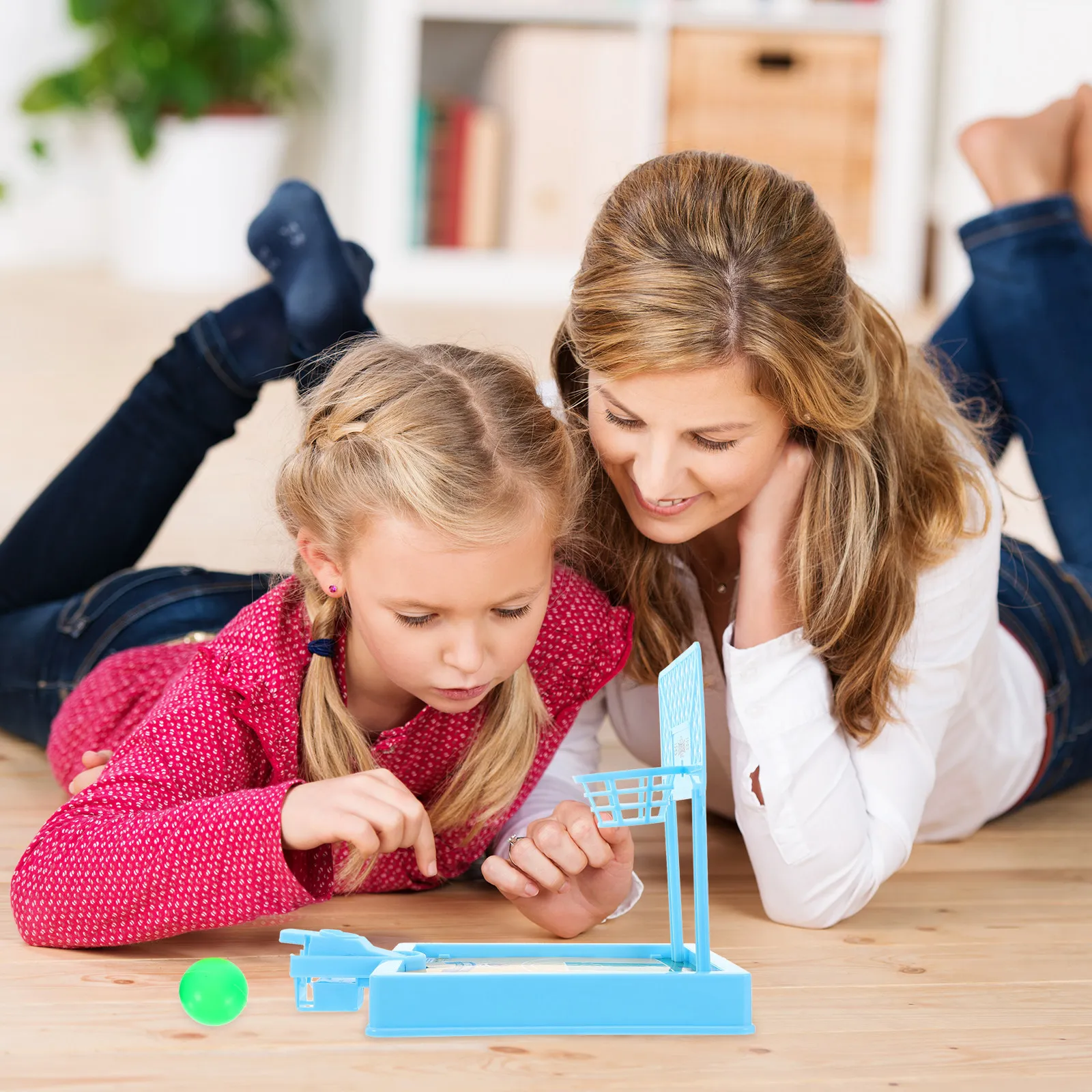 

Mini Basketball Desktop Game 4 Balls Colorful Interactive Finger Shooting Sports Game for Kids Hand Concentration