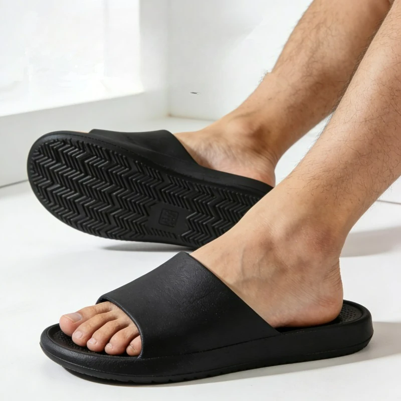 

Новинка 2026, мужские уютные нескользящие домашние тапочки, мягкие нескользящие тапочки для мужчин, домашние и уличные тапочки