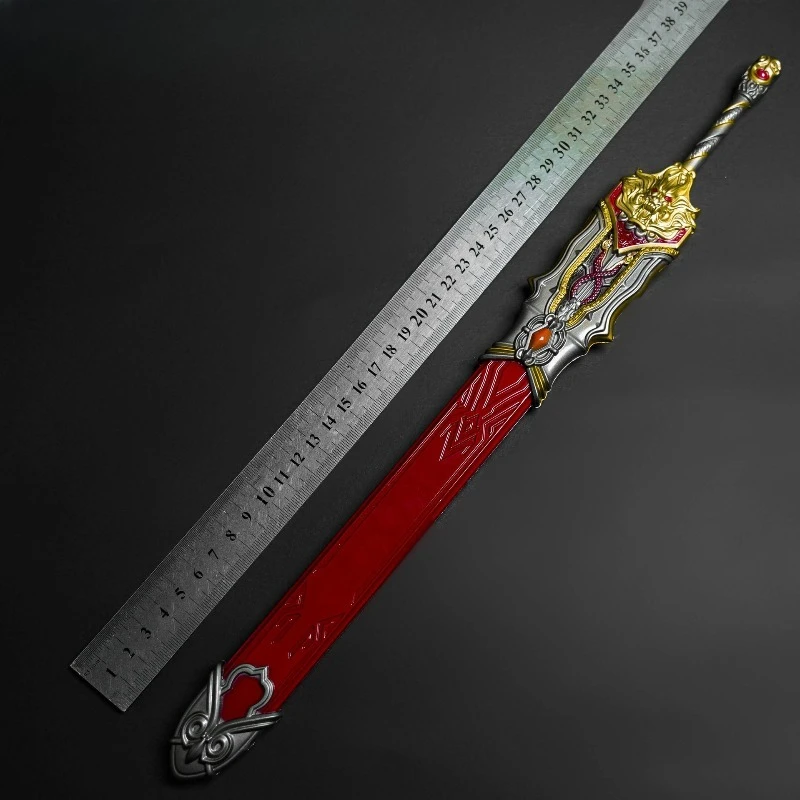 30 CM/40 CM Periferiche di Gioco Gragon Spada Metallo Mestiere Armi Modello Da Collezione Scrivania Ornamenti Regali Di Compleanno Creativi Ragazzo giocattolo