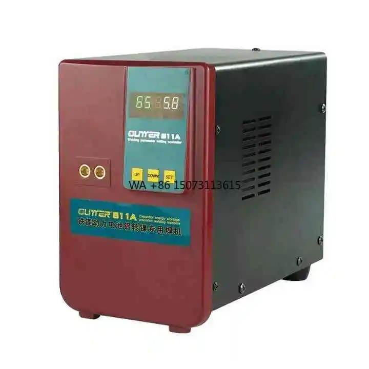 

Glitter 27KW 811A Spot Welding Machine Copper Welding Machine Nickel Spot Welder for Li-ion Storage Battery Pack Copper Welding
