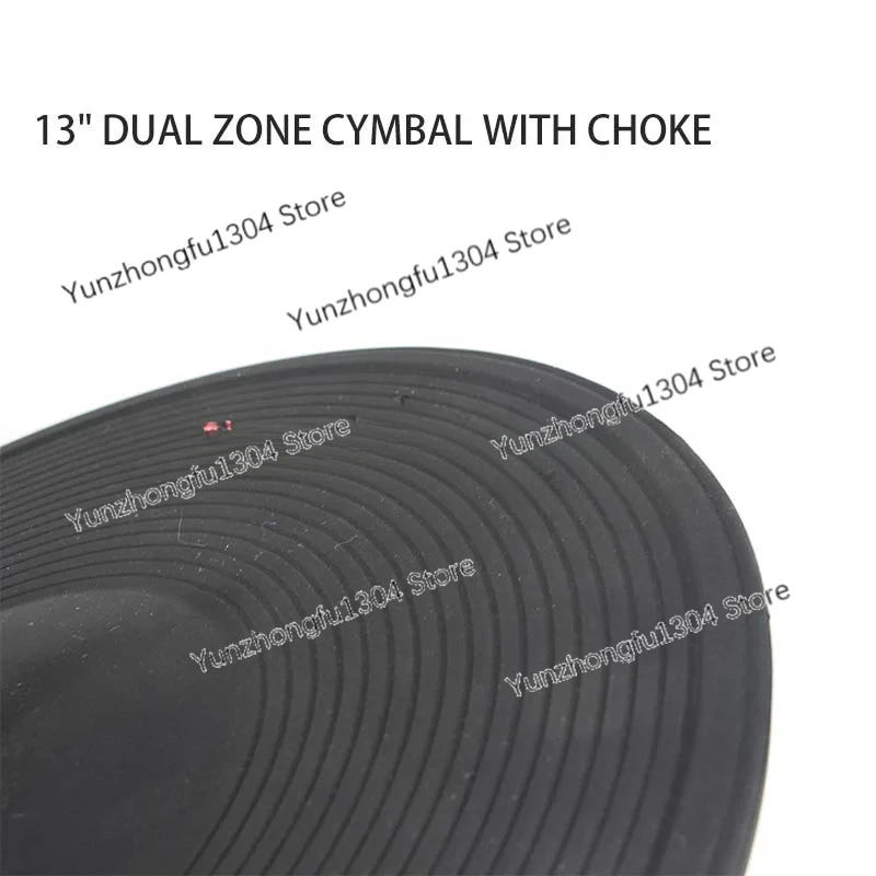 Cymbal 13inch Dual Zone Crash Cymbal with Choke for Electronic Drum  Percussion Instruments Drums Instrument