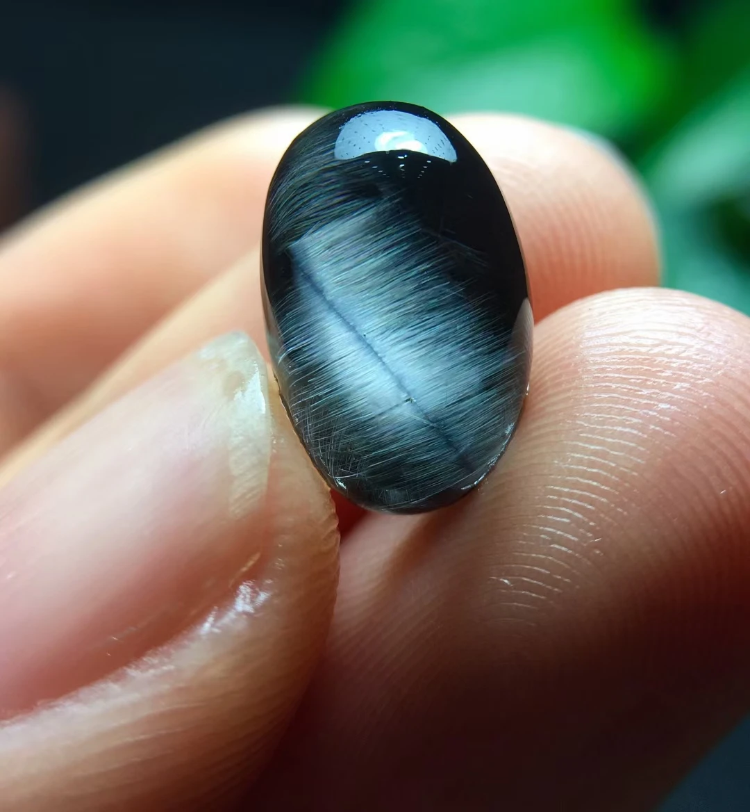 Natural Brookite Platinum Black Rutilated Quartz Pendant 14*8.7*6.3mm Bead Women Men Bead Jewelry Fashion AAAAAA